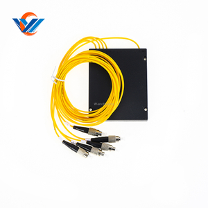 Divisor de fibra óptica PLC 1X4 ABS BOX