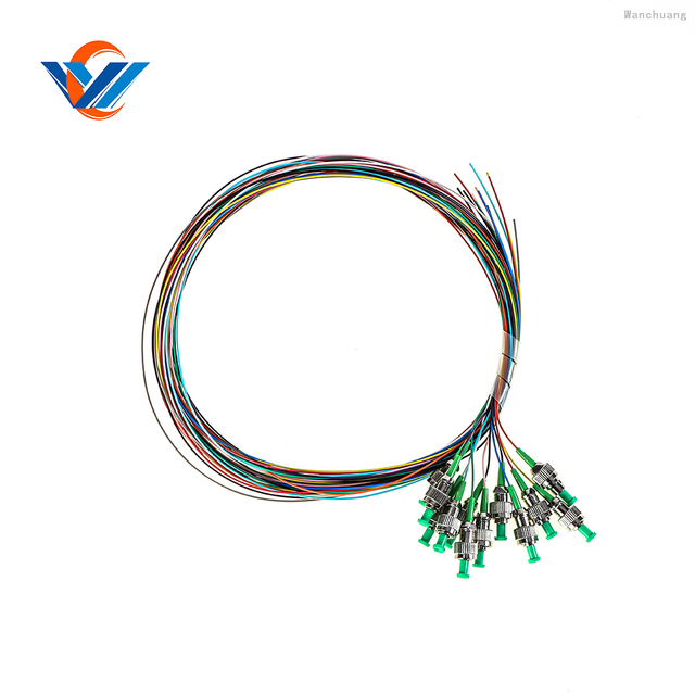 Sx Core Fiber Pigtail 2M FC APC UPC SM LSZH Fibra Óptica G657A 0.9mm Monomodo 9/125 Cores FC Pigtail Óptico