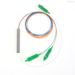 1x8-0.9-SC/APC Divisor miniatura de fibra óptica Pigtailed PLC Divisor SC/APC 